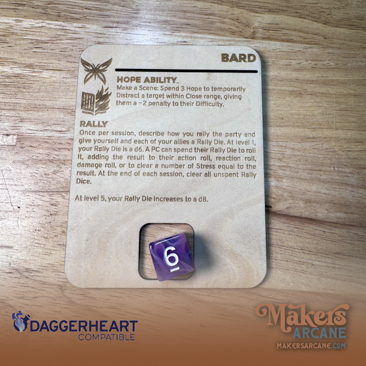 🎶 Bard | Daggerheart Compatible Playerboard Class Sidekick