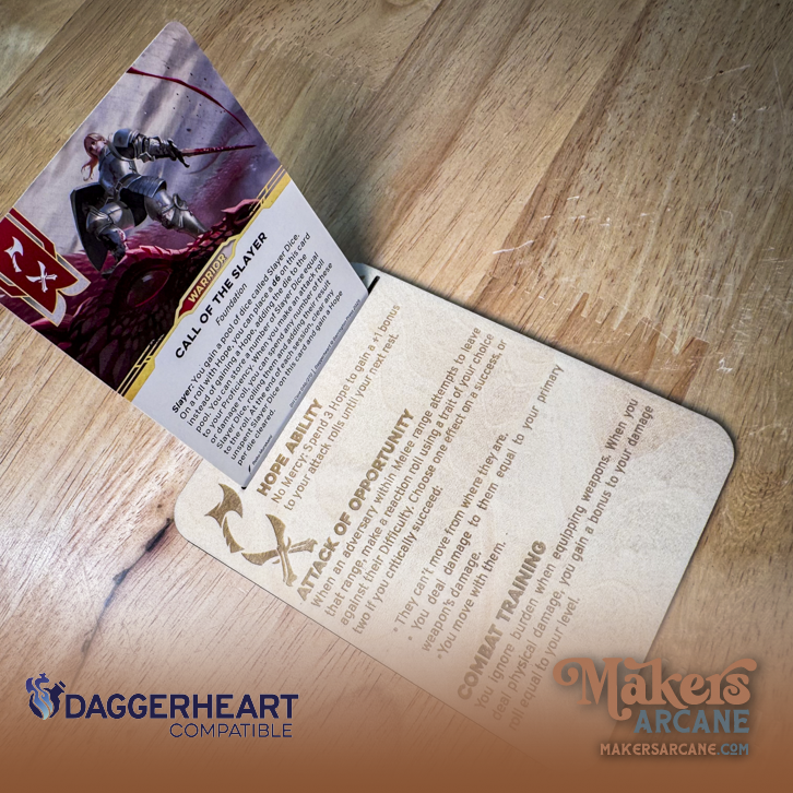 ⚔️ Warrior | Daggerheart Compatible Playerboard Class Sidekick