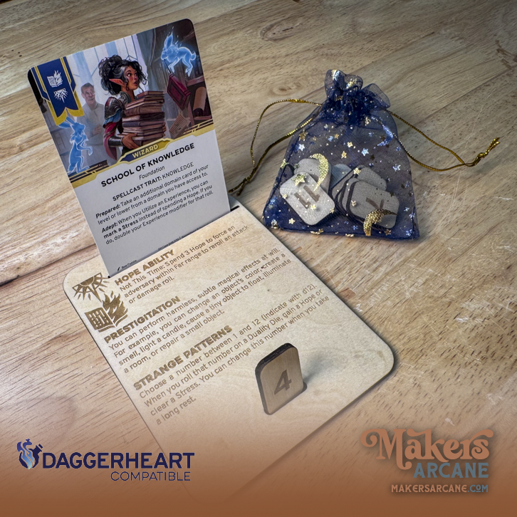 🪄 Wizard | Daggerheart Compatible Playerboard Class Sidekick