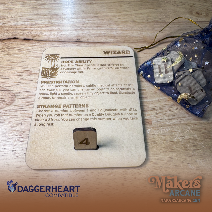 🪄 Wizard | Daggerheart Compatible Playerboard Class Sidekick