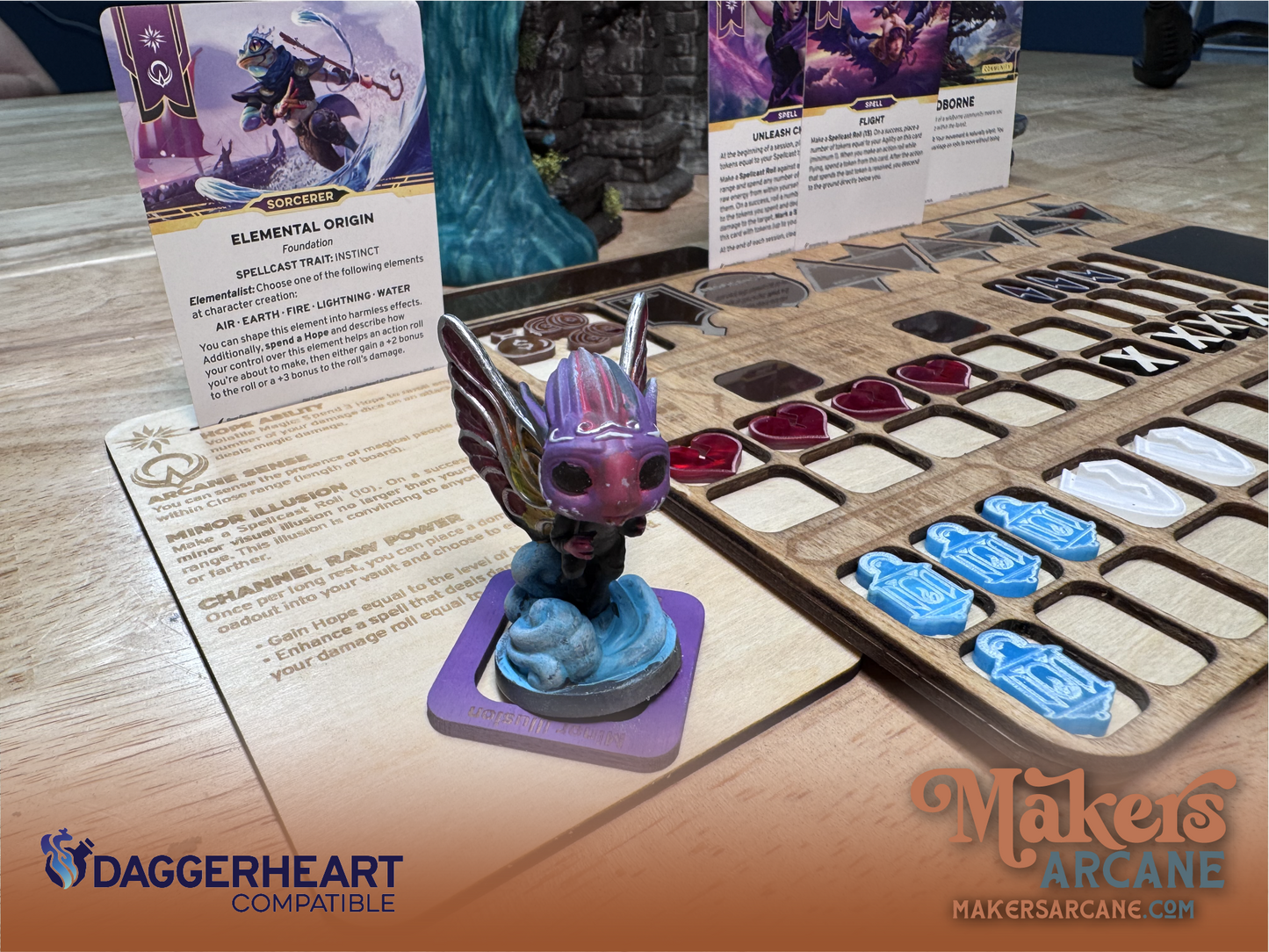 Daggerheart Compatible Player Board + Token Bundle, Legend's Kit