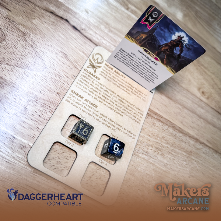🗡️ Rogue | Daggerheart Compatible Playerboard Class Sidekick