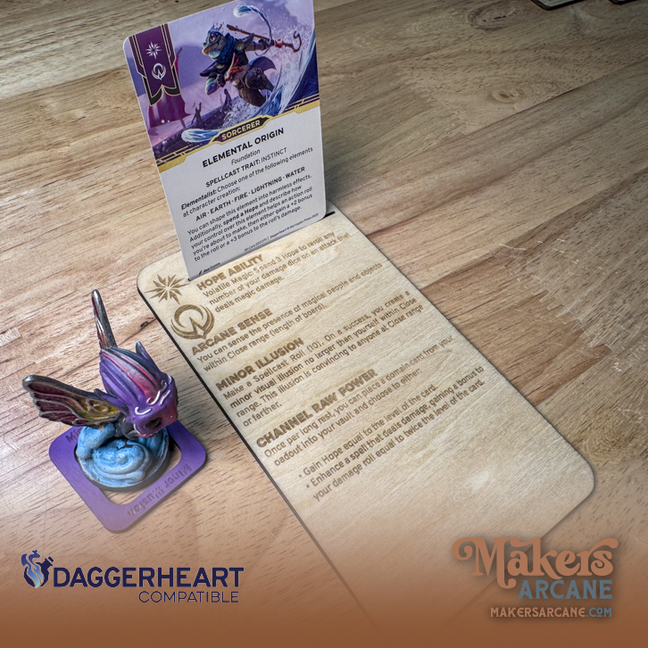 🔮 Sorcerer | Daggerheart Compatible Playerboard Class Sidekick