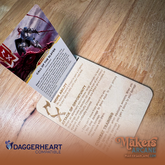 ⚔️ Warrior | Daggerheart Compatible Playerboard Class Sidekick