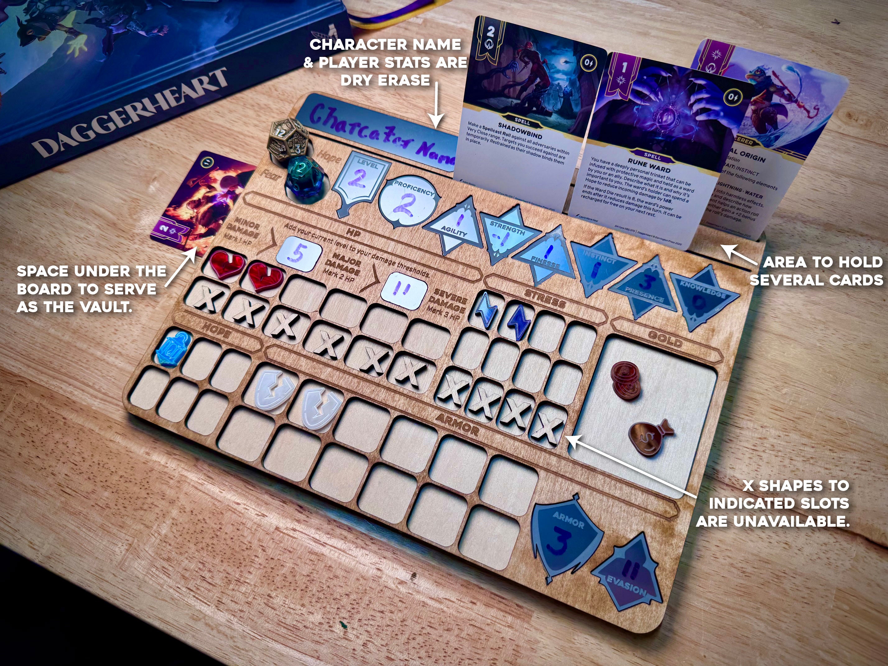 Daggerheart Compatible Player Board + Token Bundle, Legend's Kit ...